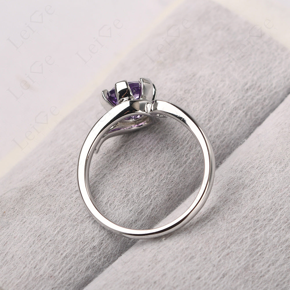 Non-traditional Amethyst Ring