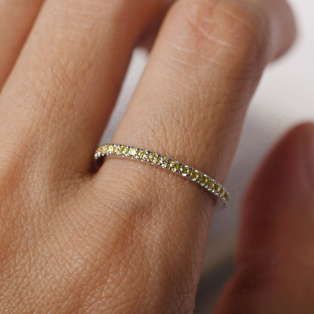 Cubic Zirconia And Namexx Eternity Ring Silver